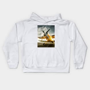 Plane Runway Kids Hoodie